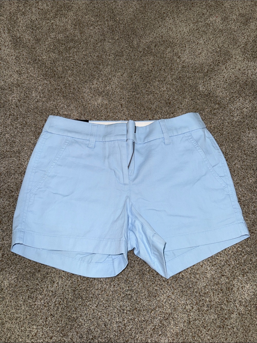 Light Blue J. Crew Shorts 3 1/2” Inseam